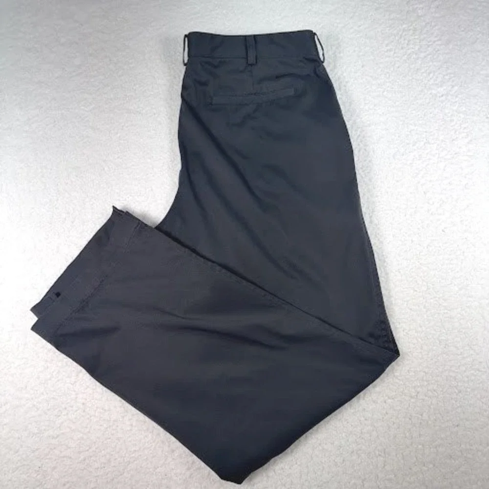 Nike Golf Dri-Fit Golf Pants Mens 34x30 fits 36x30 Black Active Golfing